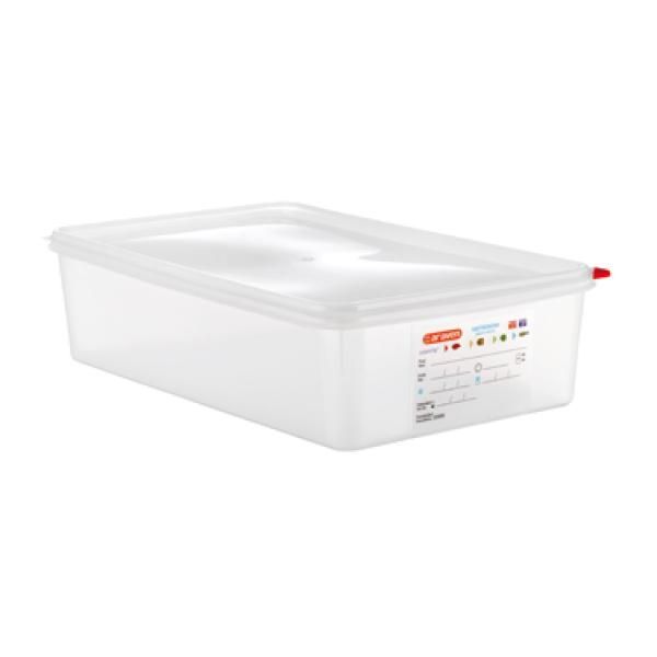 Ємність для зберігання з кришкою GN 1/1 13,7 л Araven 03036 (530х325х100 мм) з поліпропілену