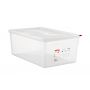 Ємність для зберігання з кришкою GN 1/1 Araven 03038 (530х325х200 мм) з поліпропілену