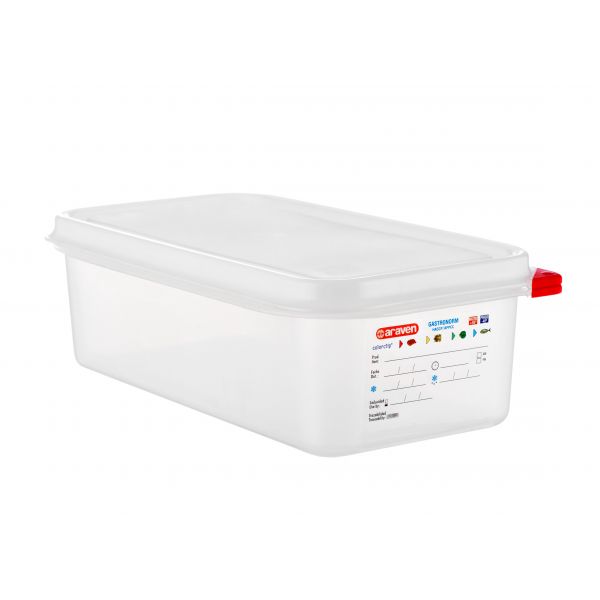 Ємність для зберігання з кришкою GN 1/3 Araven 03030 (325х176х100 мм) з поліпропілену