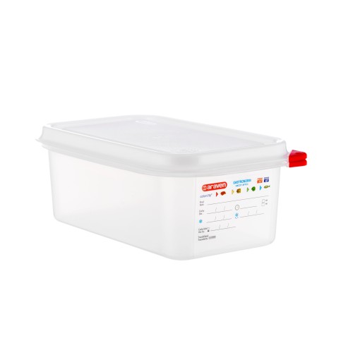 Ємність для зберігання з кришкою GN 1/4 Araven 03027 (265х162х100 мм) з поліпропілену