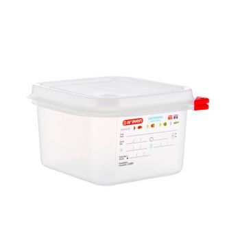 Ємність для зберігання з кришкою GN 1/6 Araven 03024 (176х162х100 мм) з поліпропілену