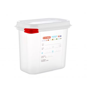Ємність для зберігання з кришкою GN 1/9 Araven 03022 (176х108х150 мм) з поліпропілену