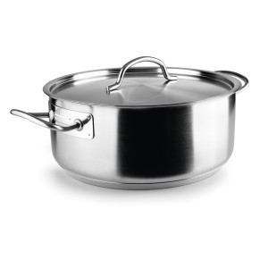 Каструля низька з кришкою Lacor 50032, Chef-Classic, 10 л