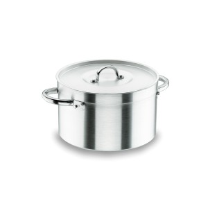Каструля висока з кришкою Lacor Chef-Aluminio 20025, 6,8 л