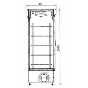 Холодильна шафа Cold SW-1200 II DP
