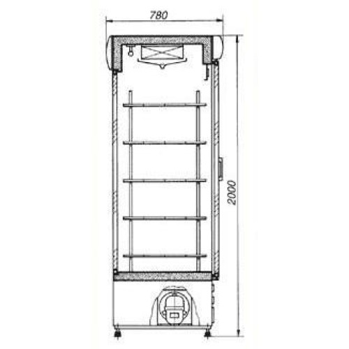 Холодильна шафа Cold SW-1200 II DP