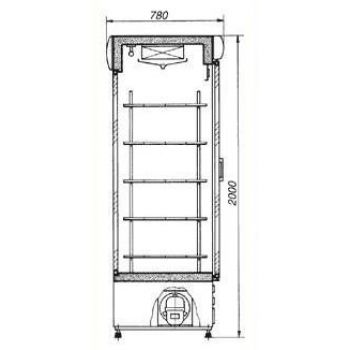 Холодильный шкаф Cold SW-1400 II DP