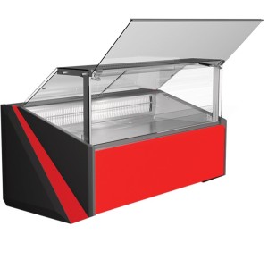 Juka FGL190A Refrigerated Display Case, 1.32 m² display area