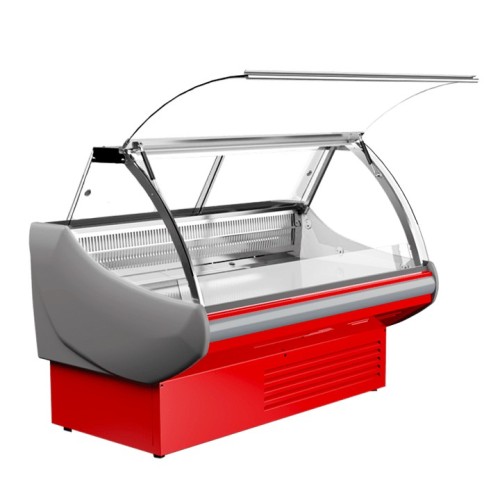 Juka SGL160A Refrigerated Deli Display Case, 1.11 m² Display Area