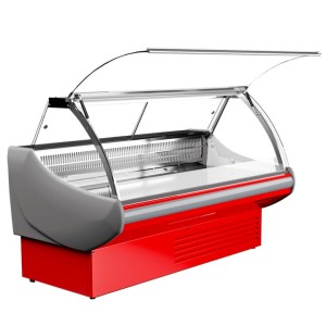Juka SGL190A Refrigerated Deli Display Case, 1.33 m² Display Area