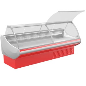 Juka SGL260A Refrigerated Deli Display Case, 1.83 m² Display Area