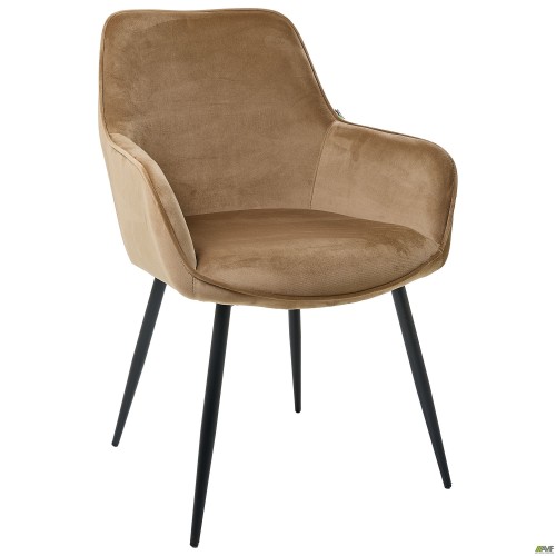 AMF Fiona Dining Chair, Light Brown Velvet, art. 554055
