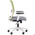 Крісло AMF Uran White, сидіння Сідней-20 / спинка сітка SL-06 салатова, арт. 297625