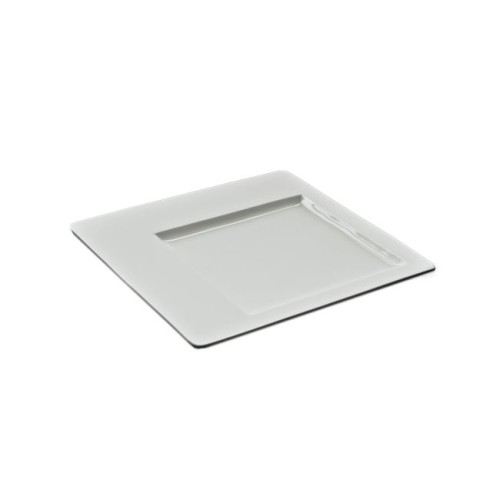 Квадратна тарілка під камінь / бамбукову підставку F2695-12 Delux Alt Porcelain