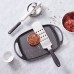 Paderno 18517-24 Perforated Hamburger Spatula, 24×7.2 cm