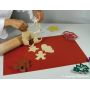 Лист силиконовый для выпечки красный Silikomart SILICOPAT9/C (31х51 см)