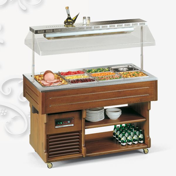 Мармит передвижной Tecfrigo Isola Bain-Marie 6М