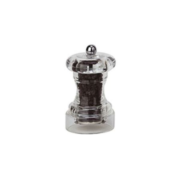 Мельница для перца прозрачная Bisetti 822 (10 см)