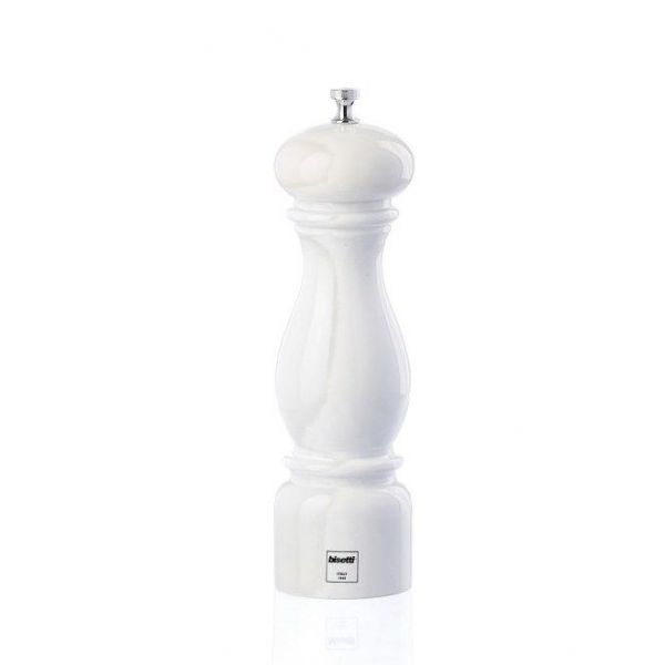 Мельница для перца белая Bisetti 6250LBL (22 см)