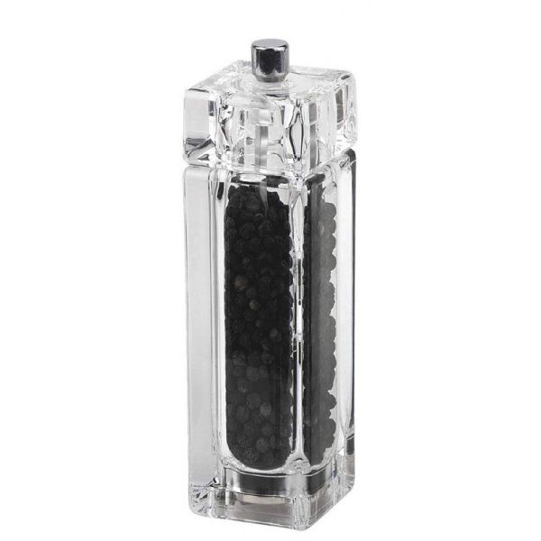 Мельница для перца прозрачная Bisetti 826 (14,5 см)