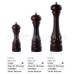 Bisetti Genova Salt Mill 22.5 cm, Art. 5151MST