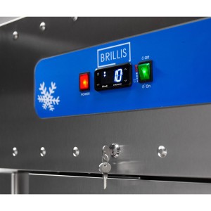 Морозильна шафа BRILLIS BL7-M-R290-EF, однодверна, нержавіюча сталь