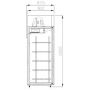 Морозильна шафа Cold SW-700 G MR