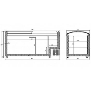 Морозильный ларь (бонета) JUKA M800D