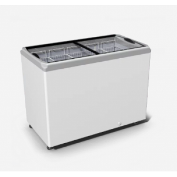 Морозильный ларь с прямым стеклом Juka M400P