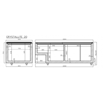 Морозильный ларь Crystal S.A. CRYSTALLITE 20