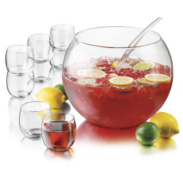 Набір для пуншу Libbey 10 пр.(чаша 12,8 л, чашки 8шт.-347 мл, ложка розливна) 911213