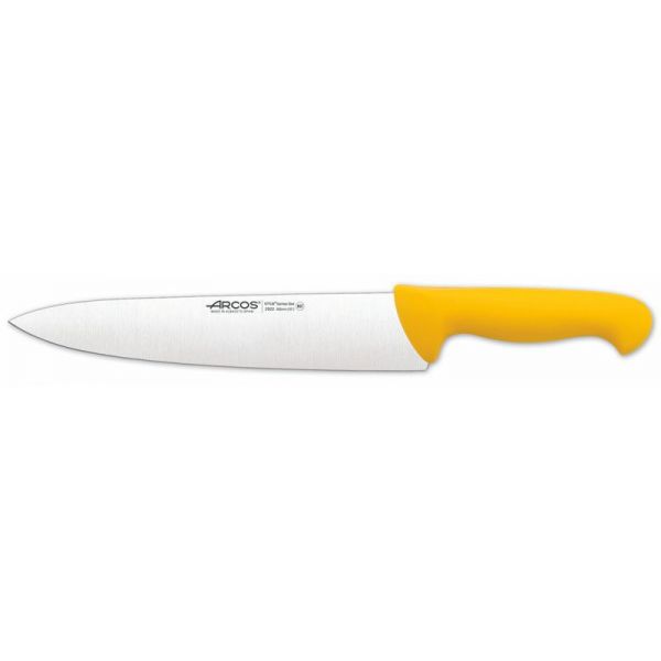 Ніж кухарський Arcos серія 2900 жовтий (25 см) 292200