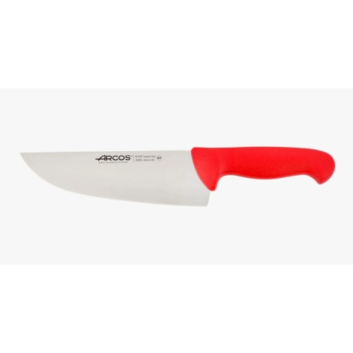 Широкий ніж м'ясника ARCOS 2900 червоний 295922
