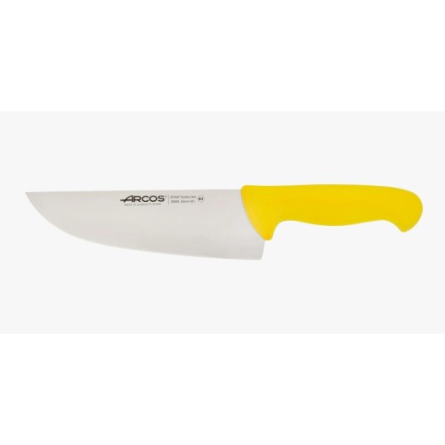 Широкий ніж м'ясника ARCOS 2900 жовтий 295900