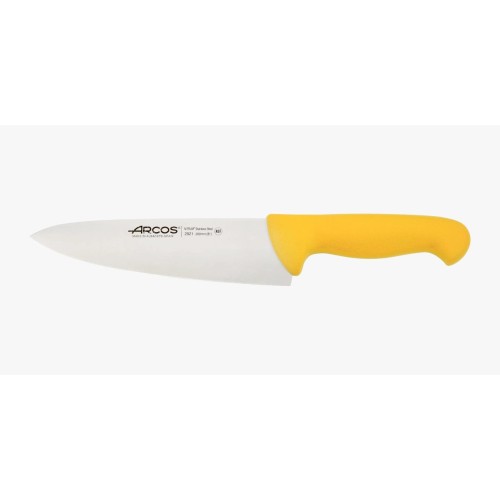 Ніж кухарський ARCOS 2900 жовтий 200 мм 292100