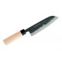 Ніж з одностороннім заточуванням Santoku black Yaxell серія Kaneyoshi 30568 (16,5 см)