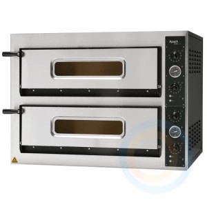 Apach AML44X Deck Pizza Oven, 2 Chambers for 4+4 Pizzas