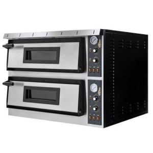 Подова піч для випічки ItPizza ML66, 2 камери на 12 виробів