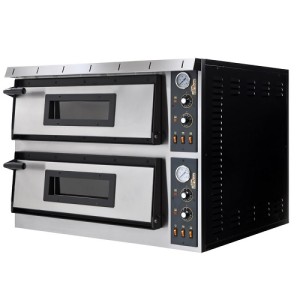 Подова піч для піци ItPizza ML44, 2 камери на 8 піц ø35 см