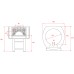 AS TERM D140C Wood-Fired Pizza Oven