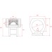 AS TERM D160C Wood-Fired Pizza Oven