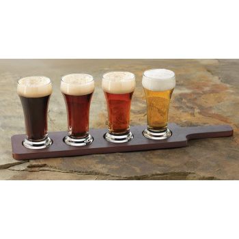 Підставка дерев'яна для 4-х стаканів Libbey серія Beer samplers 916713