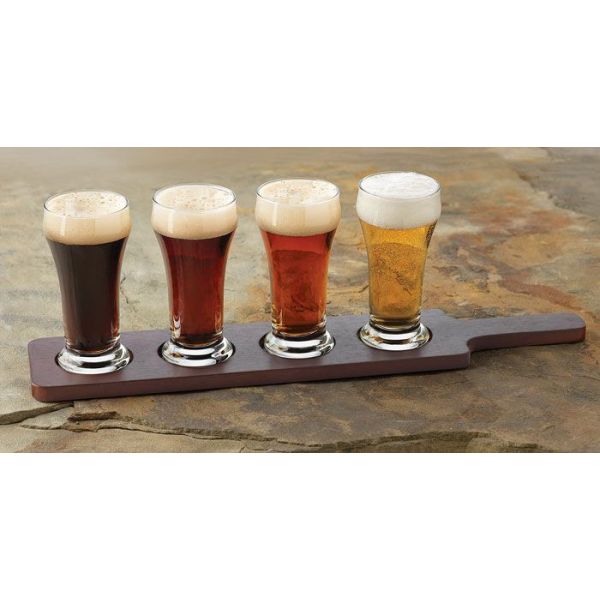 Підставка дерев'яна для 4-х стаканів Libbey серія Beer samplers 916713