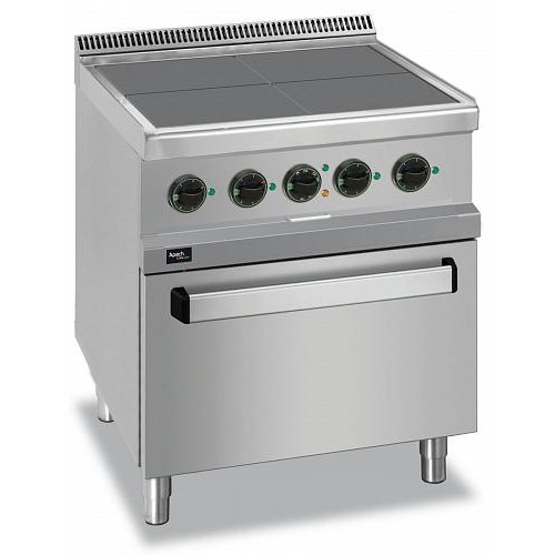 Apach APRE-77QFE Electric Range, 4 Plates with Oven, 700 Series