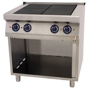 Kogast EST47/P Electric Cooker, 4 Burners