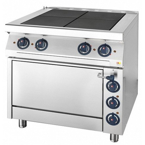 Kogast EST47/1 Electric Cooker with Oven, 4 Burners