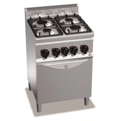 Плита газова з духовкою Bertos G6F4 + FG1