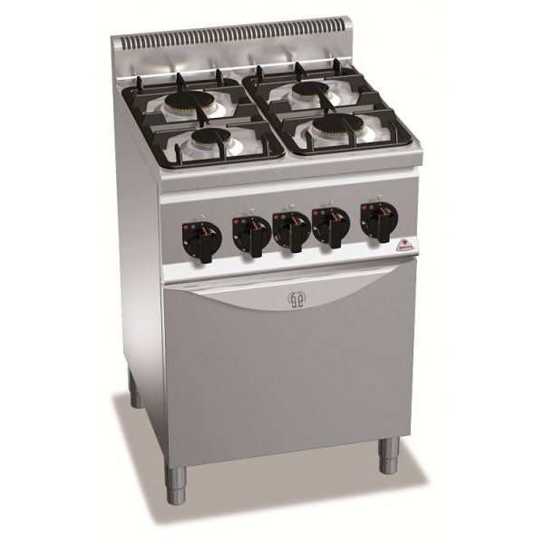 Плита газова з духовкою Bertos G6F4 + FG1