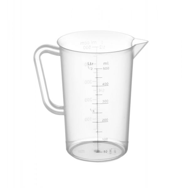 Поліпропіленовий мірний глечик, 0.5L, Ø 90 мм, 140 (H) мм Hendi 567104