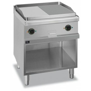 Поверхня для смаження Apach APTE-77PLR, 1/2 гладка + 1/2 рифлена